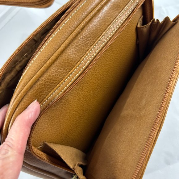 Pebbled Faux Leather Crossbody Bag and Clutch - Picture 10 of 14